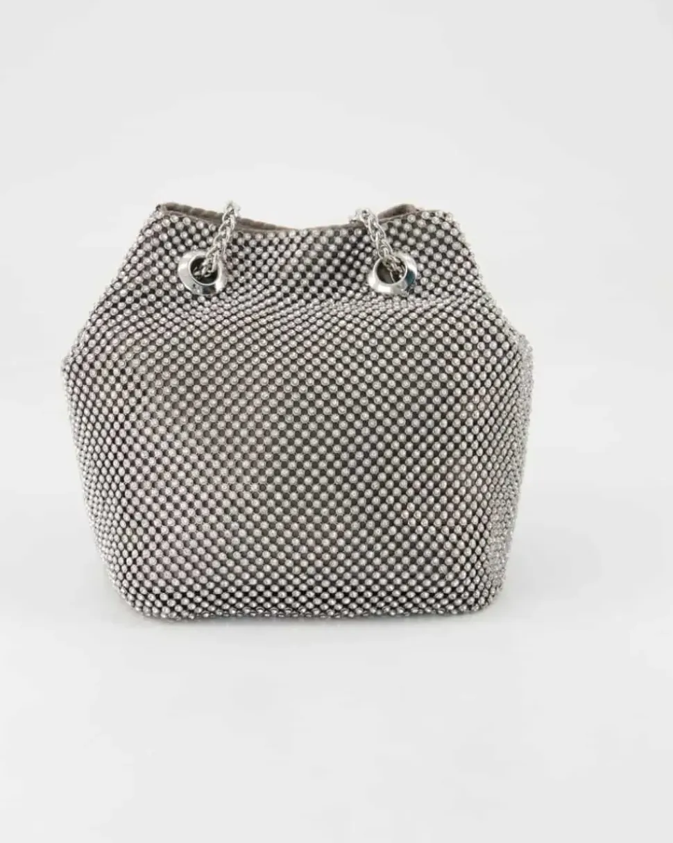 Zalina Pouch Handtasche in Silber